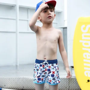 boy board short with cutted waist
