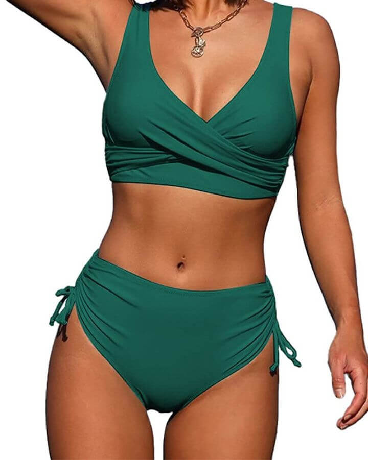 boyleg bikini set women swimwear