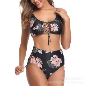 tropical bikini set women swimwear
