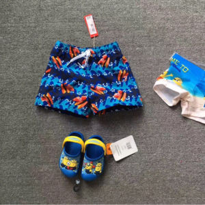 digital print boy board short