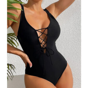 strappy monokini swimsuit women swimwear