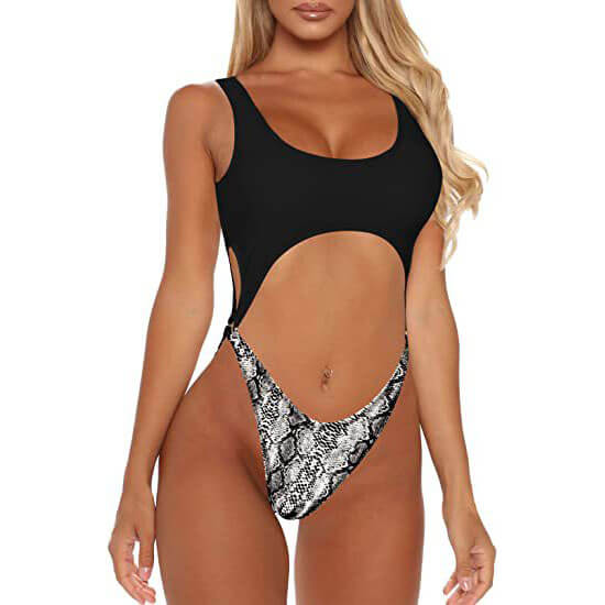 high leg/cut monokini swimsuit women swimwear
