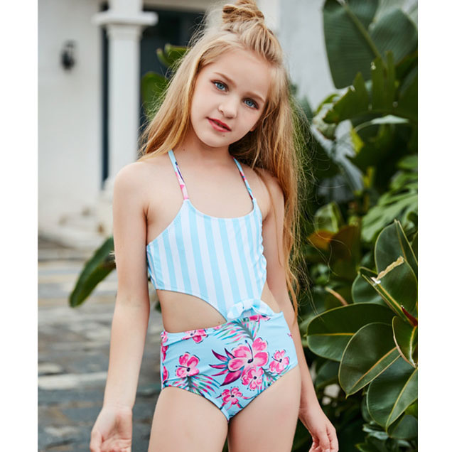 hawaii bikini one piece swimsuit for girls