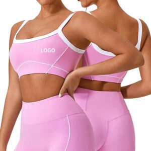 sports bra for women high impact & breathable workout top with padded cups for yoga & fitness