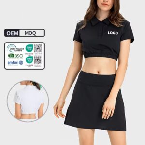 crew neck ribbed super stretchy sports t shirt loose fit yoga crop tops gym fitness active wear yoga top