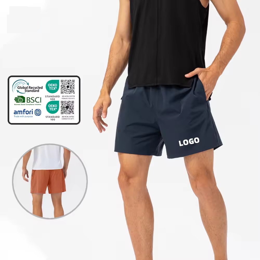 custom quick dry comfortable solid gym running bodybuilding men shorts