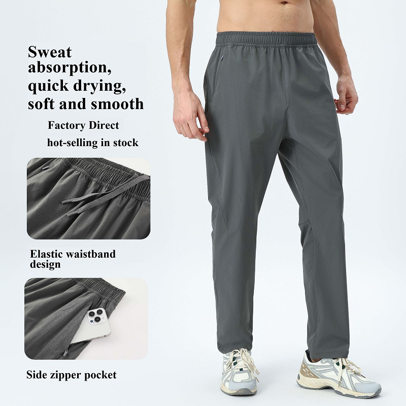 lightweight, quick drying, breathable pants for men and women, new style for spring and autumn, suitable for outdoor sports, running, cycling, and casual wear