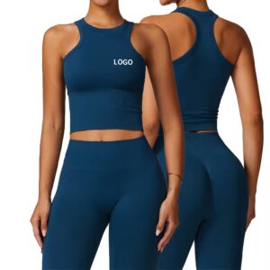 women's workout tank top high performance yoga & gym top with built in bra, quick dry & comfortable for running & active wear