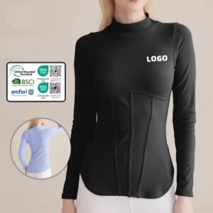 tight long sleeved yoga wear smock outdoor sports t shirt running naked fitness tops