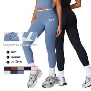 cp952 high quality hot girl ropa deportiva mujer seamless womens high waist booty butt lift fitness camel toe yoga leggings