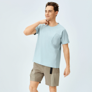 t shirt men's outdoor commuting sports top, running, cycling, fitness training, loose short sleeved breathable quick drying