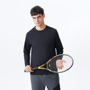 quick drying long sleeved men's autumn new outdoor lightweight loose and breathable casual sports running and cycling top
