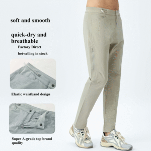 new outdoor quick drying pants for men, autumn leisure sports, hiking and cycling, straight leg soft shell pants